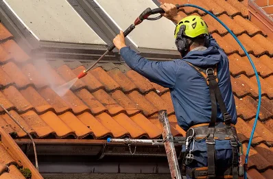 Démoussage et hydrofuge de toiture à Montacher-Villegardin